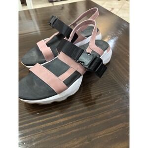 Sorel Women's Kinetic Impact Sling Back Sandals 8.5 Pink Black